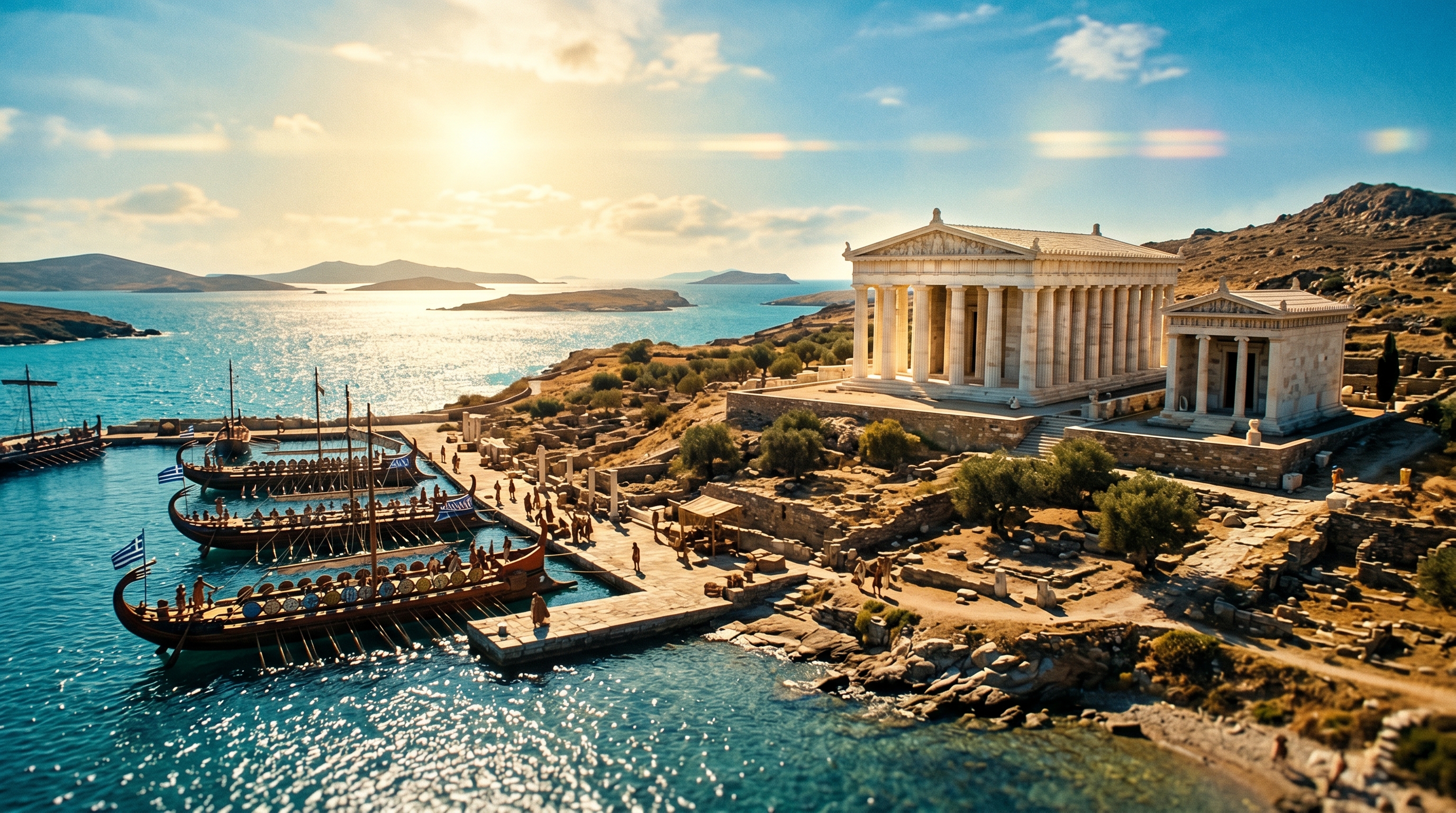 Η ιερή Δήλος — ναός Απόλλωνα και το ταμείο της Συμμαχίας